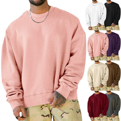 Oversized Drop Shoulder Heavy Weight Print Mensen Hoodies Sweatshirts Pullover stijl