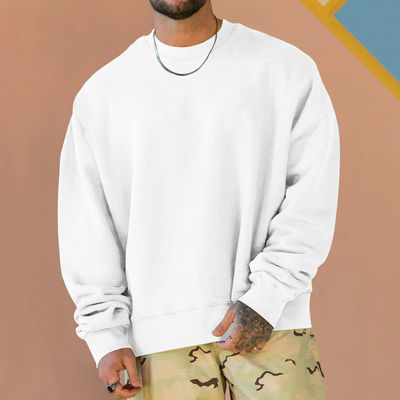 Oversized Drop Shoulder Heavy Weight Print Mensen Hoodies Sweatshirts Pullover stijl
