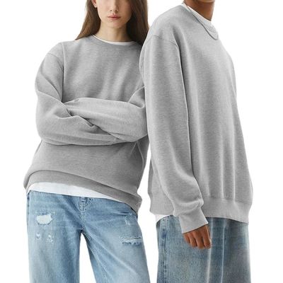XMAMLON 320G Polyester / katoenen sweatshirt voor mannen zonder kraag