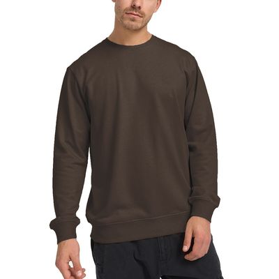 XMAMLON 320G Polyester / katoenen sweatshirt voor mannen zonder kraag