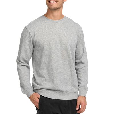 XMAMLON 320G Polyester / katoenen sweatshirt voor mannen zonder kraag