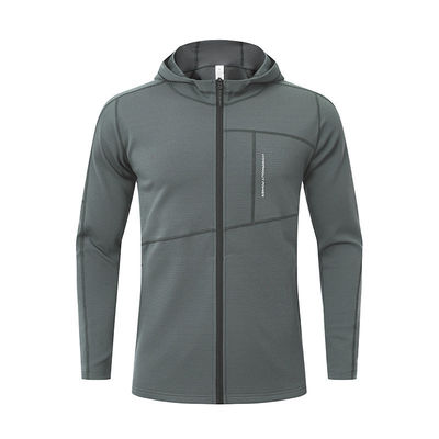 Men's Zipper Hooded Jacket Casual Sports Gebreide Cardigan met 3D Print Decoratie
