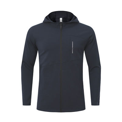 Men's Zipper Hooded Jacket Casual Sports Gebreide Cardigan met 3D Print Decoratie
