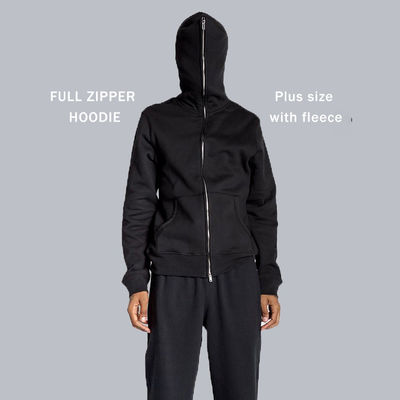 Gebreide stof type Full Zipper Mensen Streetwear Tracksuit XMAMLON Custom Jackets Hoodies