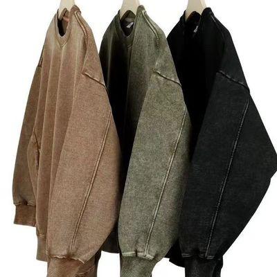 Anti-pilling 350g Frans Terry Vintage Hoodies Tracksuit voor mannen van Professional