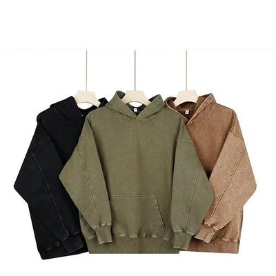 Anti-pilling 350g Frans Terry Vintage Hoodies Tracksuit voor mannen van Professional