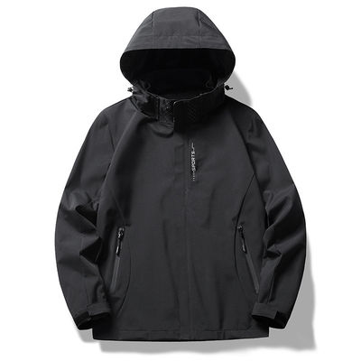 Polyester Windbreaker Jacket voor mannen XMAMLON Custom Full Zip Up Training Licht Gewicht
