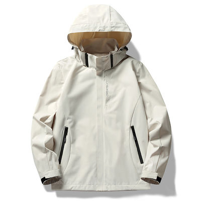 Polyester Windbreaker Jacket voor mannen XMAMLON Custom Full Zip Up Training Licht Gewicht