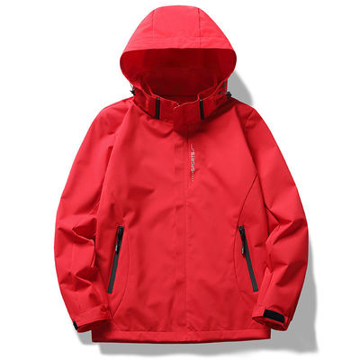 Polyester Windbreaker Jacket voor mannen XMAMLON Custom Full Zip Up Training Licht Gewicht
