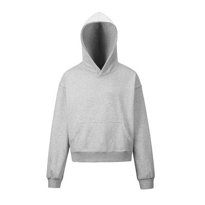 Mensenvoet hoodie katoen zwaargewicht gesneden schouder boxie sportschoenen hoodies voor mannen