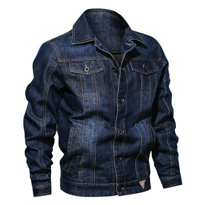Gepersonaliseerde borduurwerk Denim jas voor mannen voor straatkleding