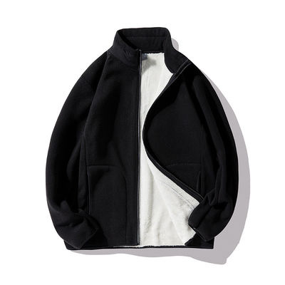 Blijf warm en comfortabel met onze aanpasbare dikke Berber fleece mannen jas