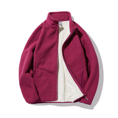 Blijf warm en comfortabel met onze aanpasbare dikke Berber fleece mannen jas