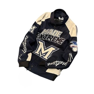 High Street Style Winter Motorcycle Baseball Jersey Varsity Unisex Mensen Jacket Voor mannen