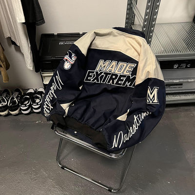 High Street Style Winter Motorcycle Baseball Jersey Varsity Unisex Mensen Jacket Voor mannen