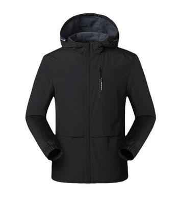 Reversibele zwarte jachtjas voor mannen ademend waterdicht skikleding speciale toonbank