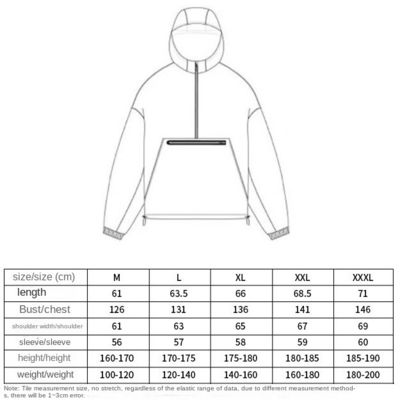 Men's Quarter Zip Softshell Hood Waterdicht Windbreaker Nylon Spandex hardloopjas